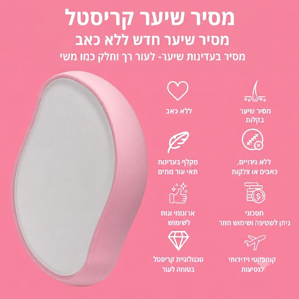 מסיר שיער קריסטל